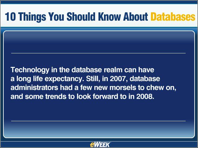 10 Things You Should Know About Databases