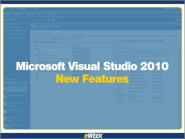 Microsoft Visual Studio 2010 New Features - Application Development ...