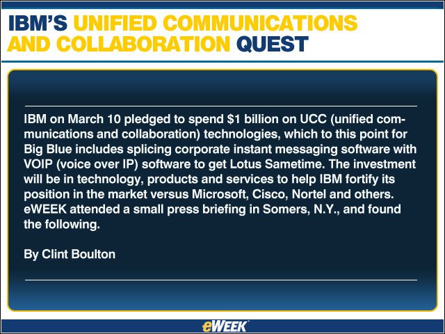 IBMs Unified Communications and Collaboration Quest