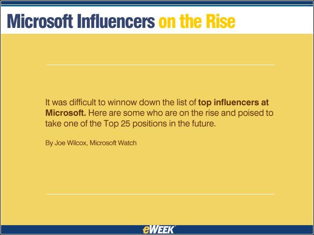 Microsoft Influencers on the Rise
