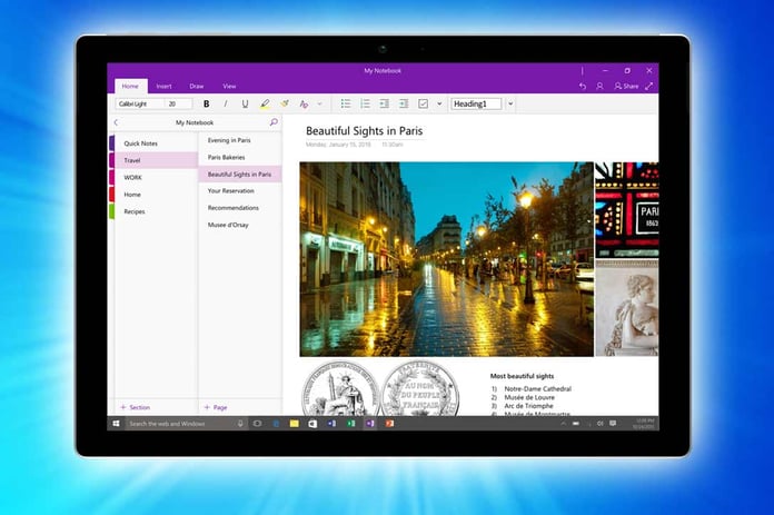 1088x725MicrosoftOneNote Microsoft OneNote UWP