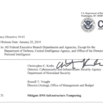 DHS CISA DNS