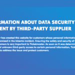 Ticketmaster breach notification