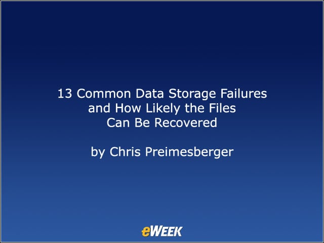 13 Common Data Storage Failures and How Likely the Files Can Be ...