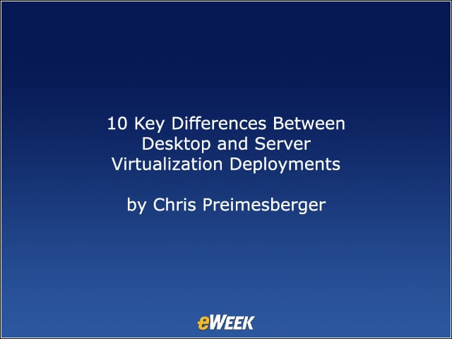 10 Key Differences Between Desktop and Server Virtualization ...