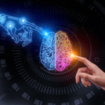 Artificial intelligence and future concept.