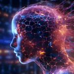 Cutting-edge neural connections, vibrant pulsating energy emanating from the neuro interface.