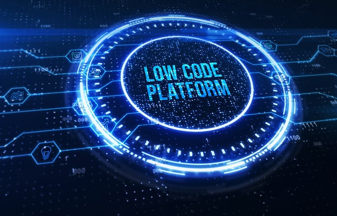 Newgen’s Low-Code Platform Geared for Digital Transformation Low Code software development platform technology concept.