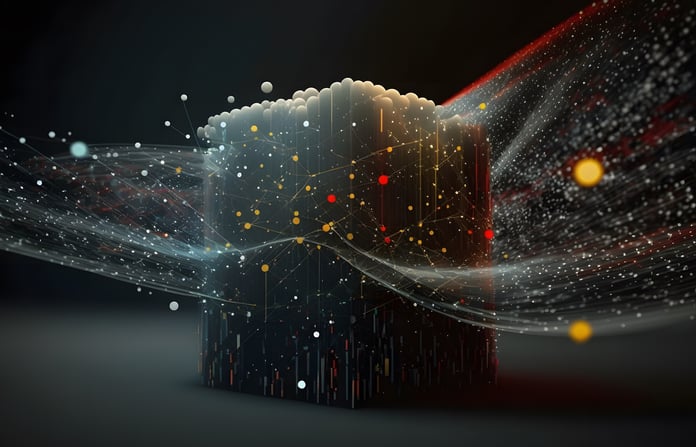 What is a Data Lakehouse? Definition, Benefits & Features Big data concept background.