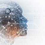 Virtual concept of artificial intelligence.
