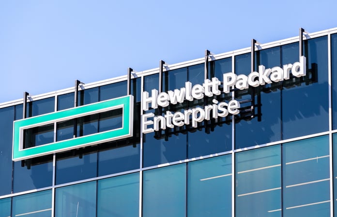 Juniper Networks Acquisition by HPE: 5 Key Insights Hewlett Packard Enterprise (HPE) logo at Silicon Valley HQ.