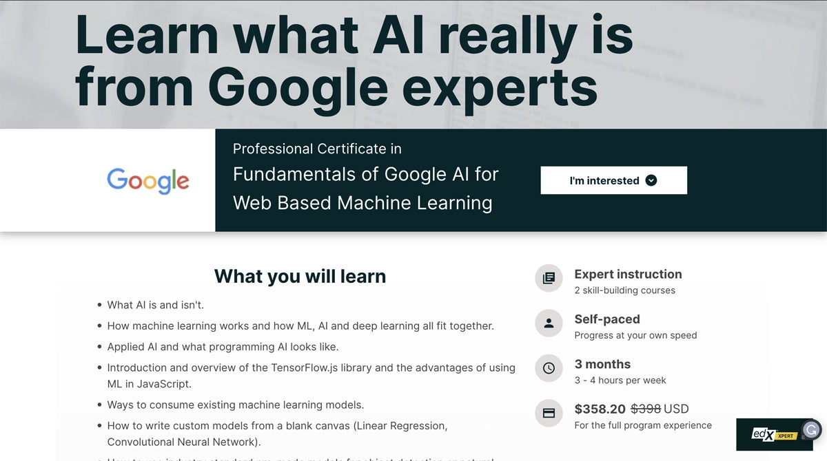 Fundamentals of Google AI for Web-Based Machine Learning