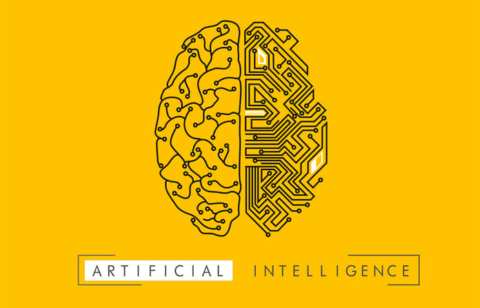 Symbiosis of Traditional AI and Generative AI: The Next Wave of Enterprise Innovation Electronic chip in form of human brain in electronic cyberspace.