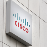 Cisco sign on a building in Bonn, Germany.
