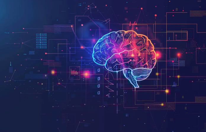 AI in Project Management: Use Cases, Benefits & Considerations AI-driven productivity tools concept illustration.