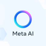 Review graphic featuring the logo of Meta AI.