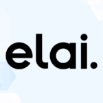 Review graphic featuring the logo of Elai.
