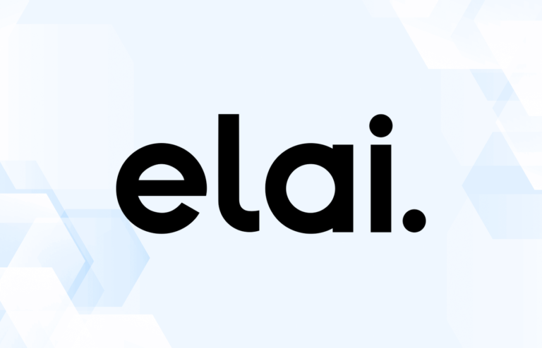 Review graphic featuring the logo of Elai.