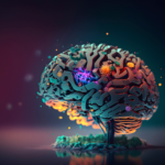 AI generated image of a creative brain.