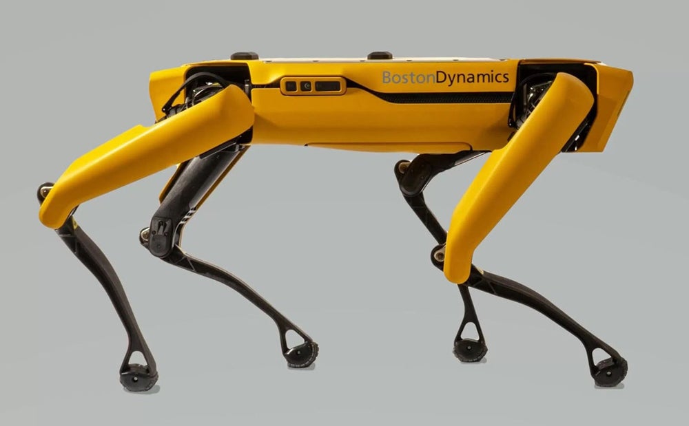 Boston Dynamics’ Spot, the quadruped robot.