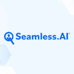 Review graphic featuring the logo of Seamless AI.
