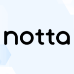 Review graphic featuring the logo of Notta.