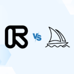 Versus graphic featuring the logos of Runway and Midjourney.
