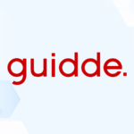 Review graphic featuring the logo of Guidde.