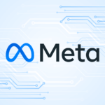 News graphic featuring the Meta logo.