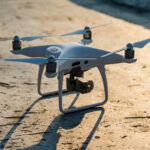 Drone on the ground