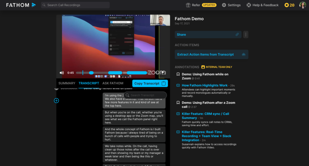 Fathom screenshot
