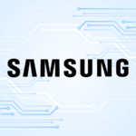 News graphic featuring the logo of Samsung.