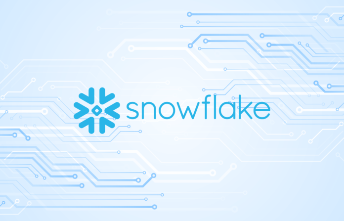 News graphic featuring the logo of Snowflake.