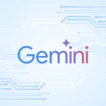 News graphic featuring the logo of Google Gemini.
