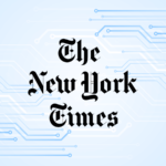 News graphic featuring the logo of New York Times.