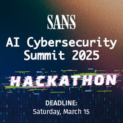 SANS AI Cybersecurity Hackathon Offers $3,500 Grand Prize