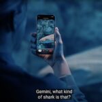 Screenshot of Google's demo of Gemini Live's camera and screen sharing feature.