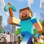 Minecraft game.