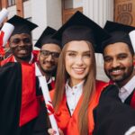 Stock photo of graduates.