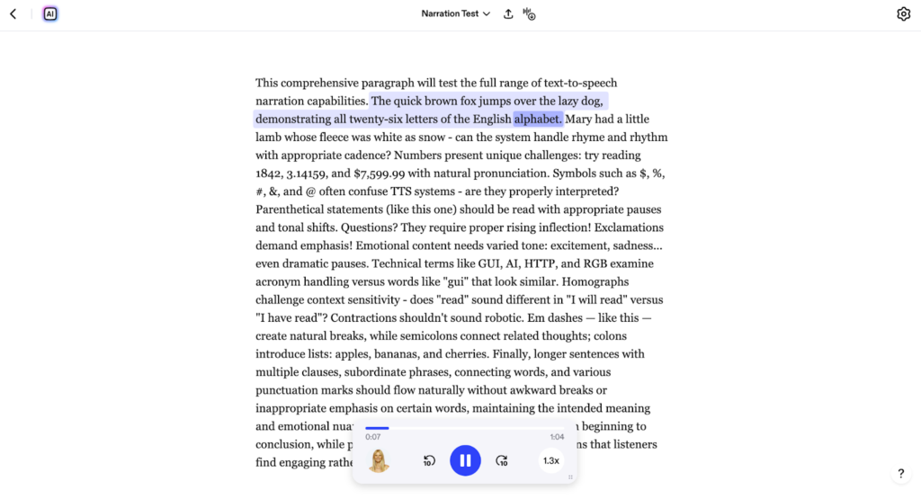 Text-to-speech