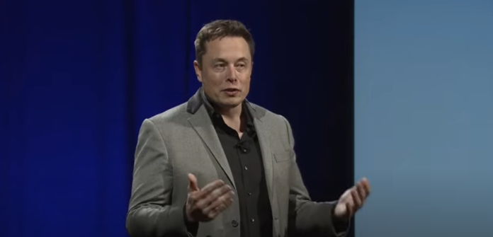 Elon Musk Presenting