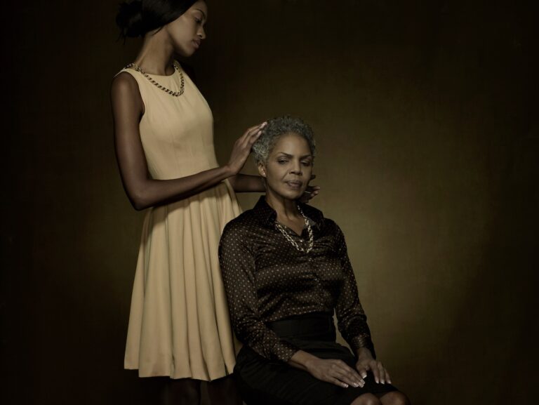 Stock photo of two Black women.