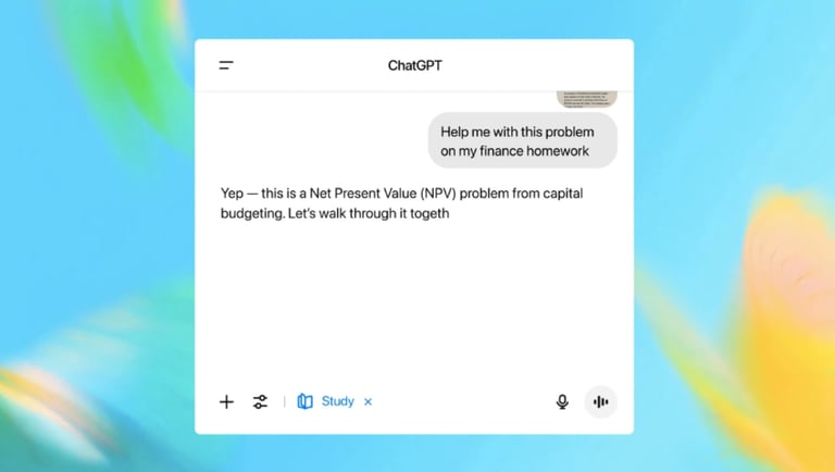 ChatGPT Gets ‘Study Mode’ to Stop Students From Simply Copying the Answer.