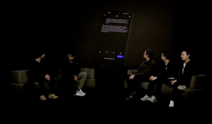 Screenshot from the Grok 4 launch livestream with Elon Musk and other xAI team members.