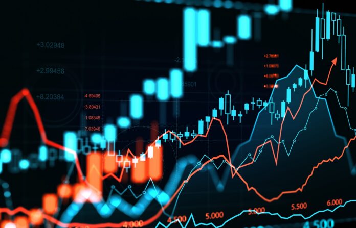 Stock image of financial data.