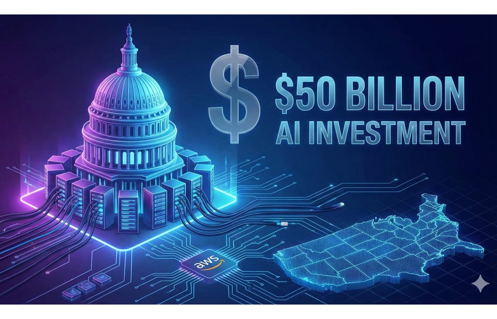 Amazon AWS Commits $50B to Expand AI, Supercomputing for US Government