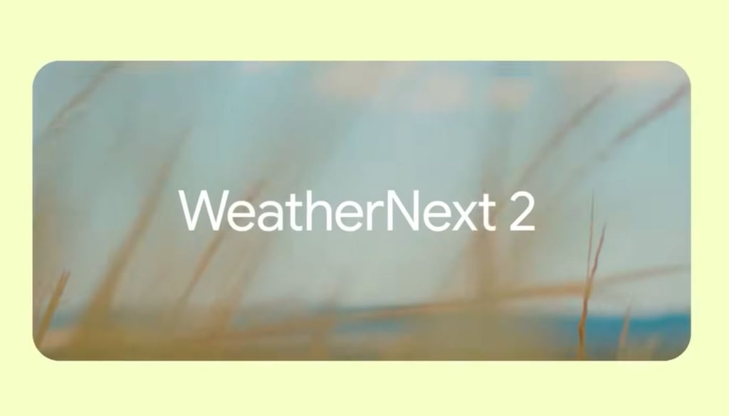 Google Launches WeatherNext 2 to Deliver Faster, More Reliable Forecasts