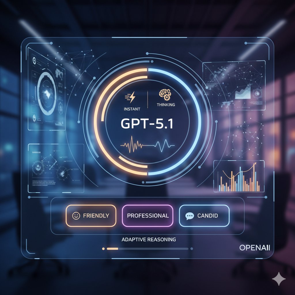 OpenAI Launches GPT-5.1: Smarter, Faster, and More Conversational