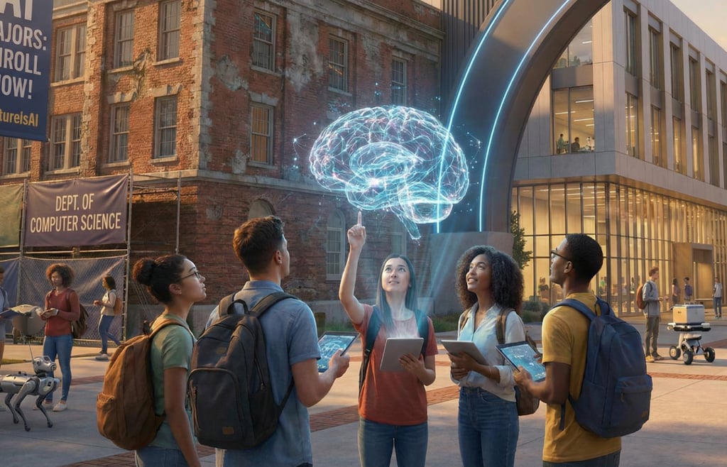 AI Majors Surge Nationwide, Reshaping the Future of Tech Education