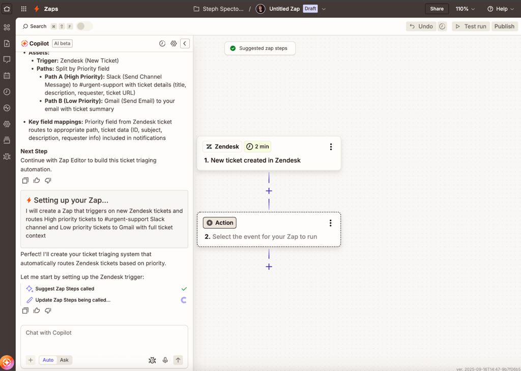 Zapier’s AI-powered Copilot